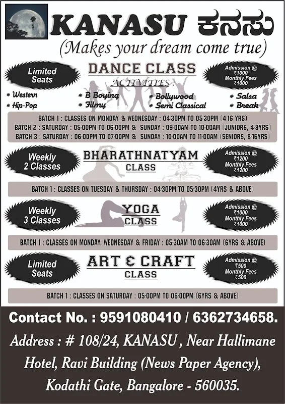 Kanasu Dance Studio and study centre