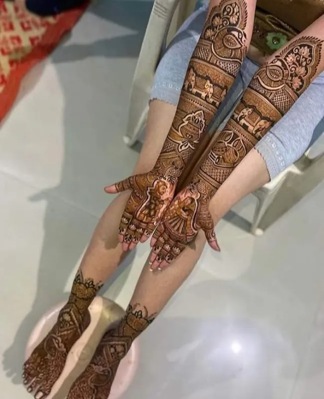 Rajasthani mehandi arts