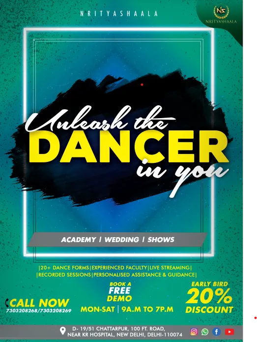 Nrityashaala - Dance Studio, Online Dance Classes Academy, Sangeet Choreographers in Delhi