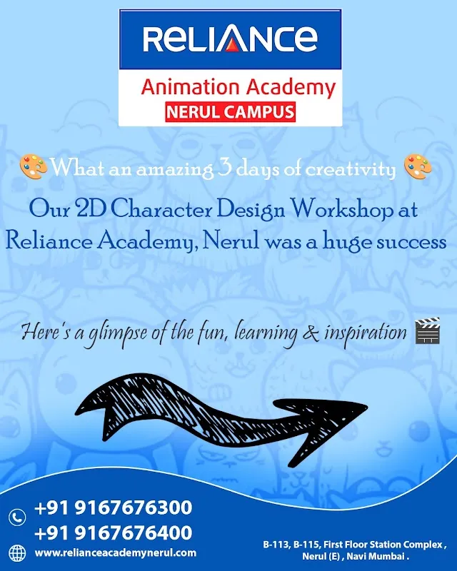 Reliance Animation Academy – Animation, VFX & Graphic Design Institute in Nerul, Navi Mumbai & Panvel