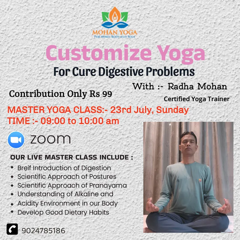 Mohan Yoga - Yoga Classes for Weight Loss, General Fitness & Wellbeing and Therapeutic Yoga for Chronic Disease