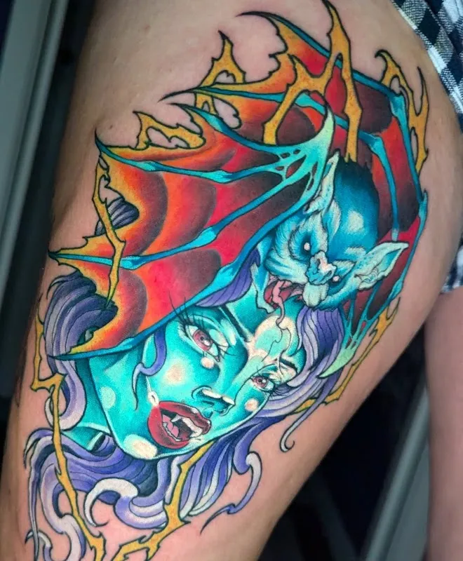 Pink Raven Tattoo Gallery
