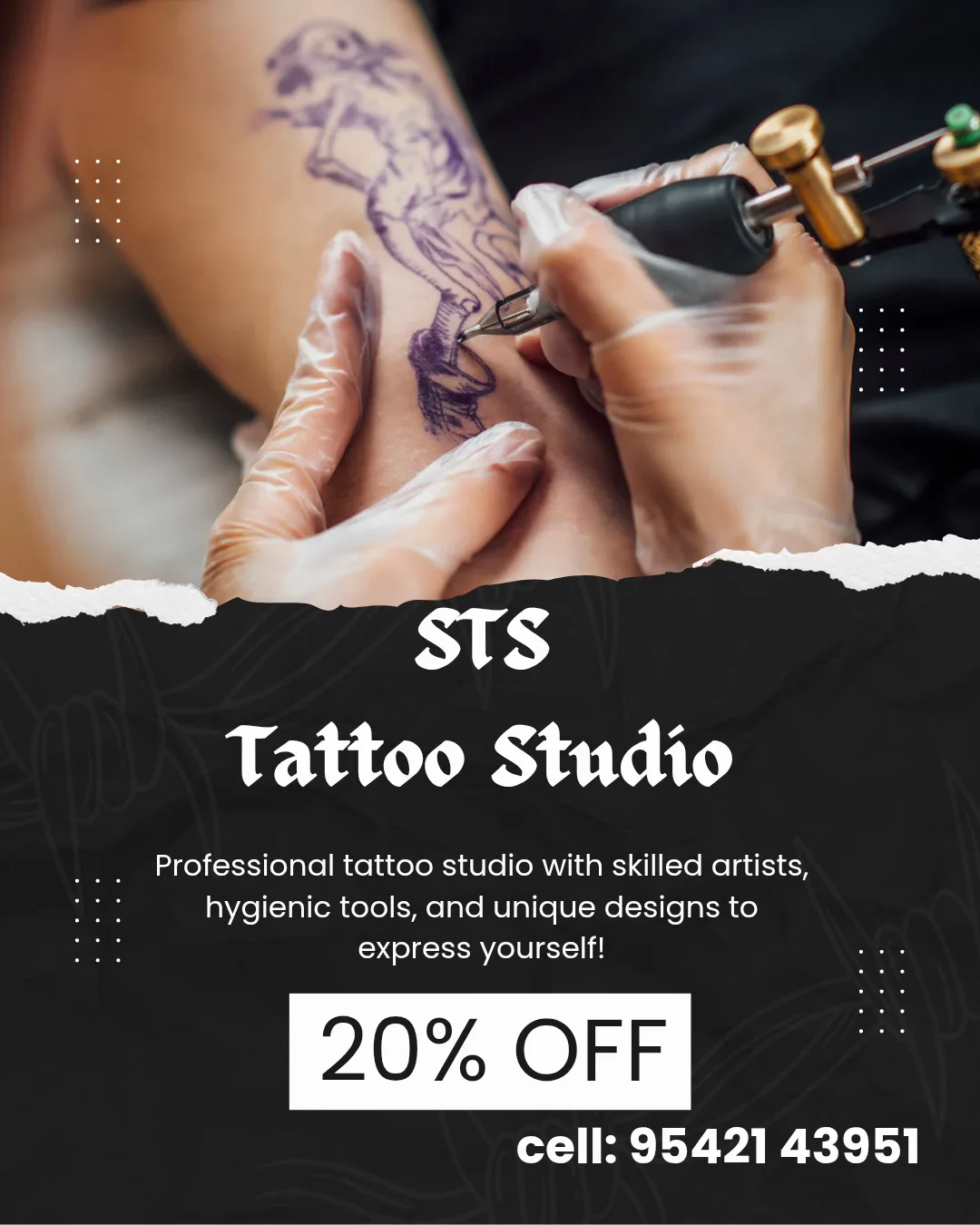 STS Tattoo's and Piercing & Removal studio TRAINING ACADEMY Dilsukhnagar