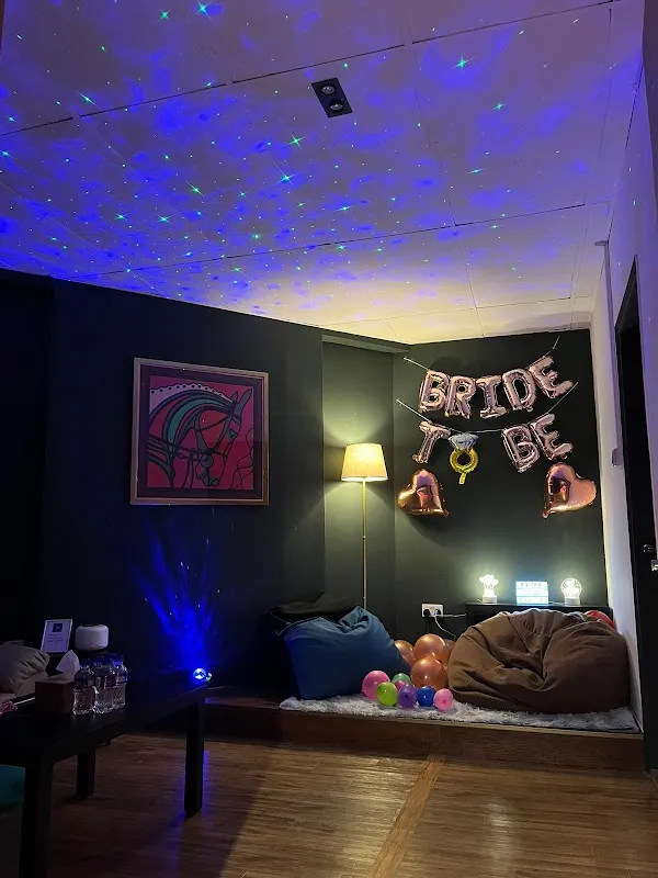 Chillax Cosy | Private Movie Studio | Board games | Insta worthy spot | Dates, Birthdays, Anniversaries & Small events