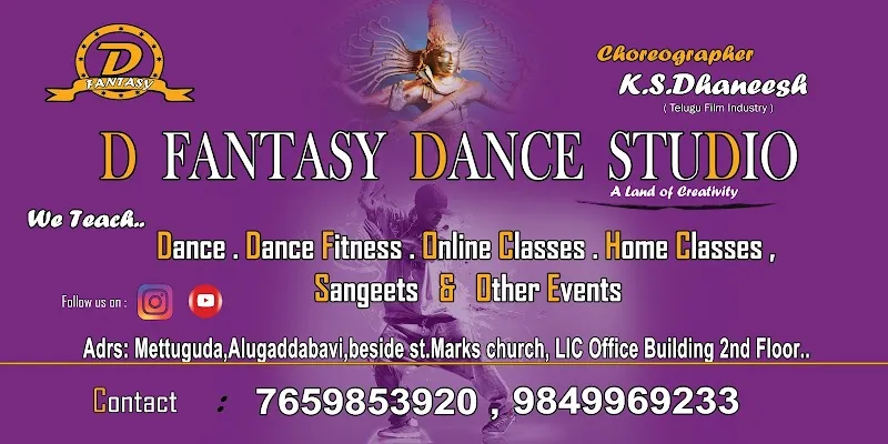 D Fantasy Dance Studios - Best Dance studio in Secunderabad