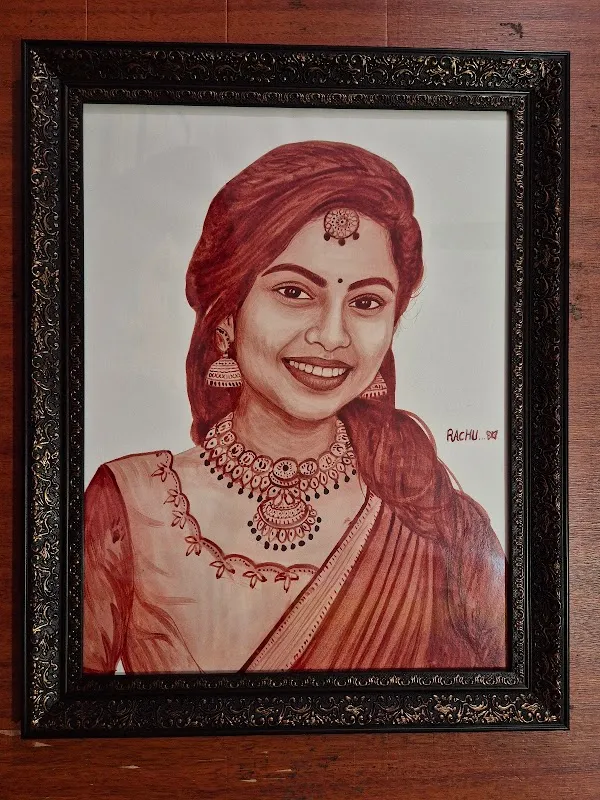 Sharan arts blood painting Artist