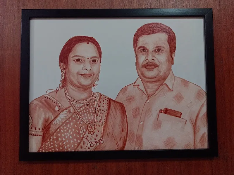Sharan arts blood painting Artist