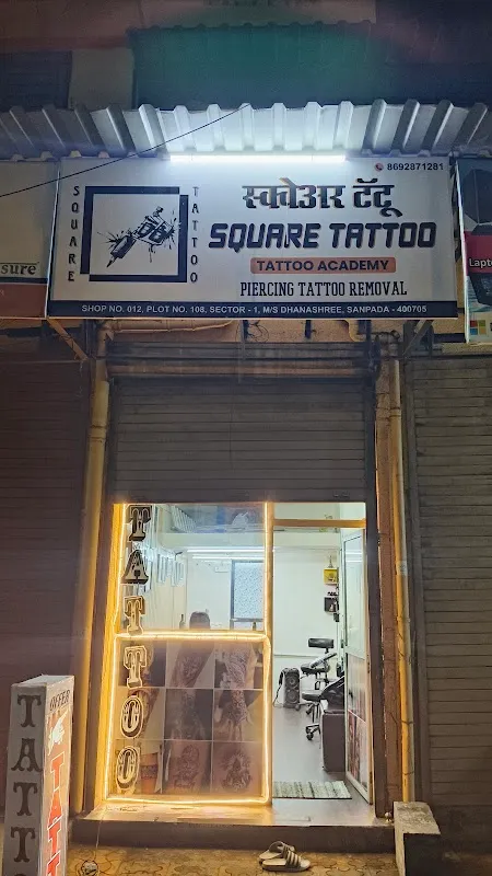 Square tattoo