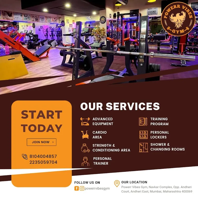 Powerr Vibes Gym - Available on Cult.fit | Best gym in Andheri, Mumbai