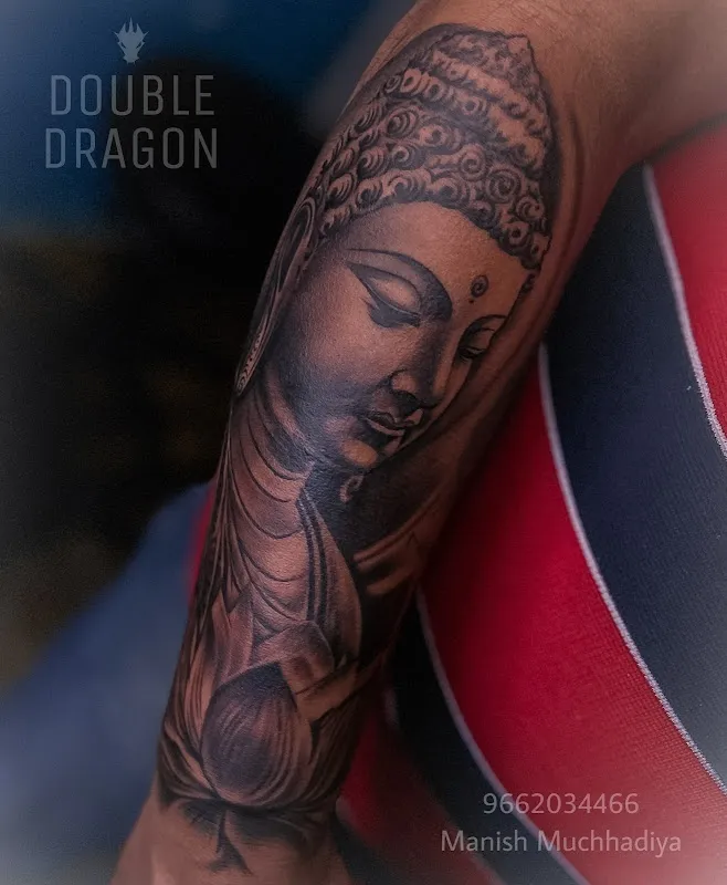 Double Dragon Tattoo || Ahmedabad || creative tattoo studio in ahmedabad || Piercing