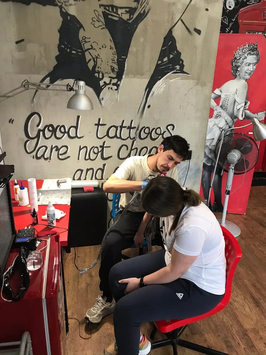 Russia tattoo studio