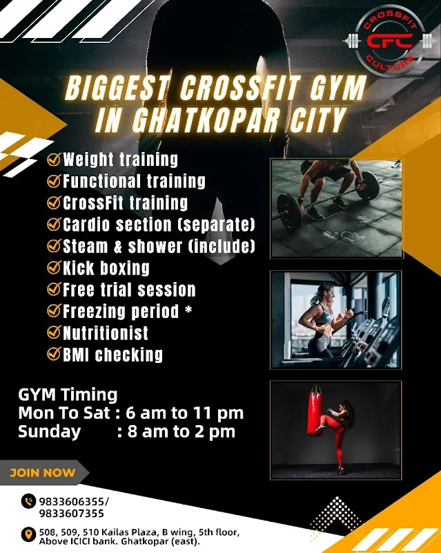 Ghatkopar crossfit culture gym