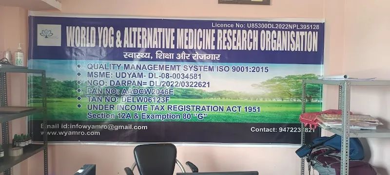 World yog & alternative medicine research organisation