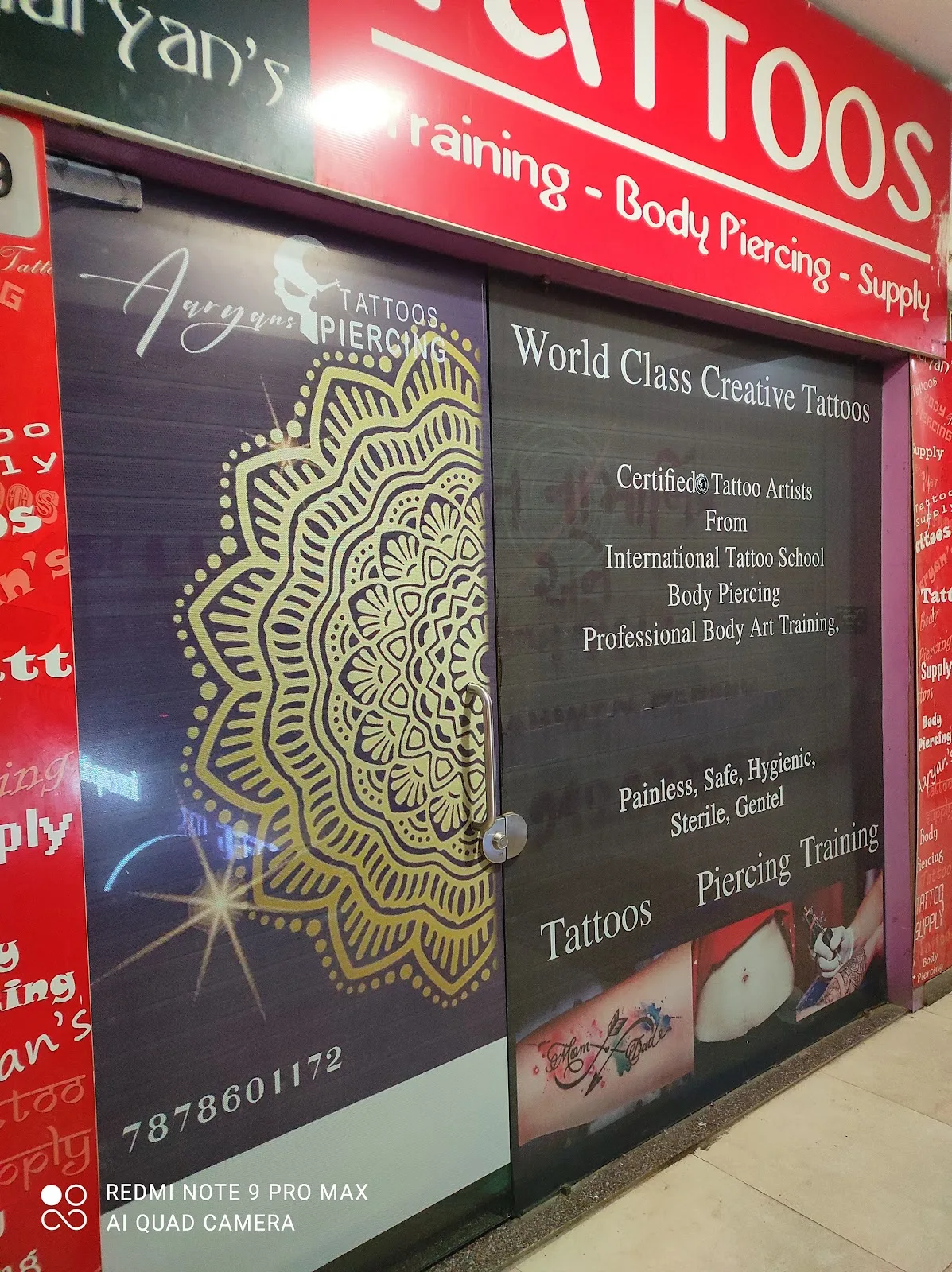 Aaryan's tattoos & Body Piercing