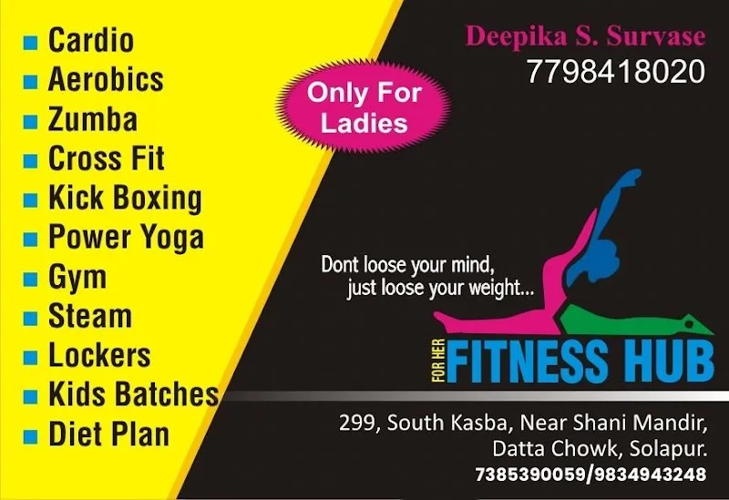 For her fitness hub only for ladies