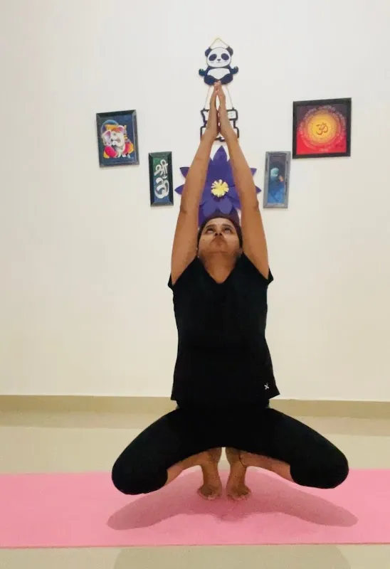 Peaceful yoga studio