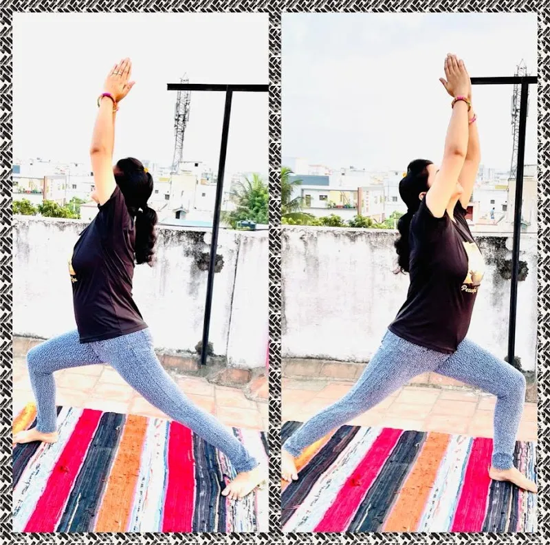 Peaceful yoga studio