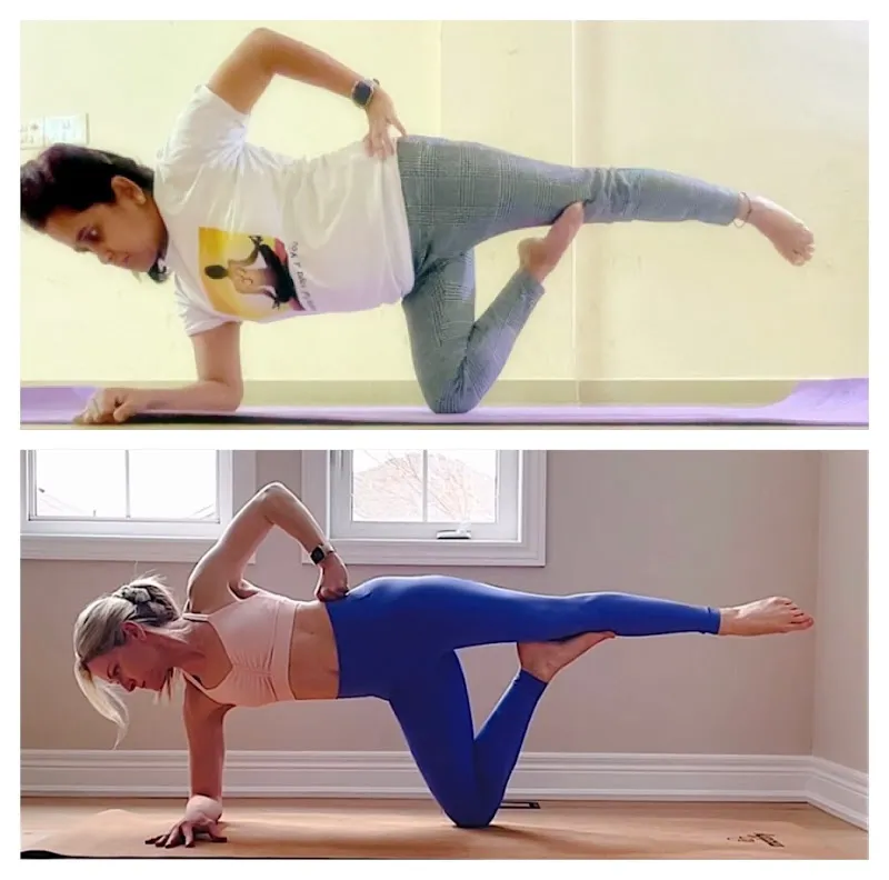 Peaceful yoga studio