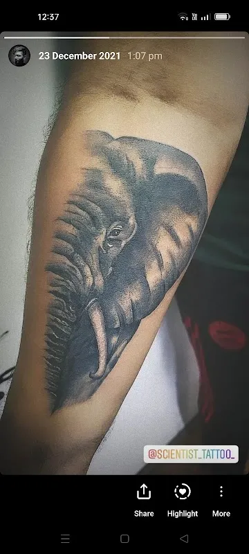 Scientist Tattoo