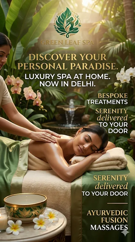 Green Leaf Spa At Home In Delhi | Luxury Spa Experience