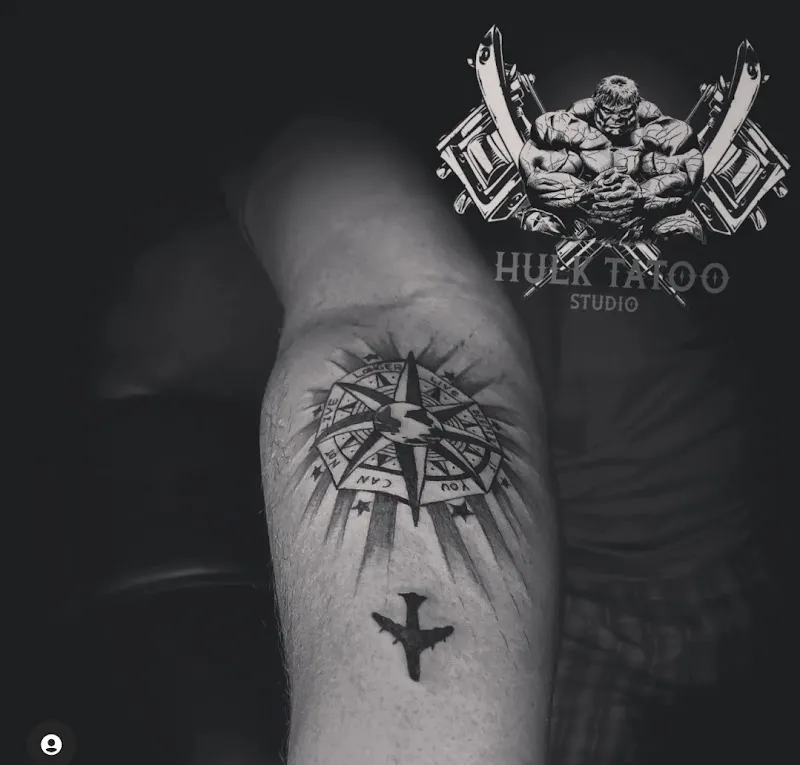 Hulk tattoo studio Anakapalle