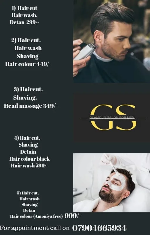 Glamour salon for men