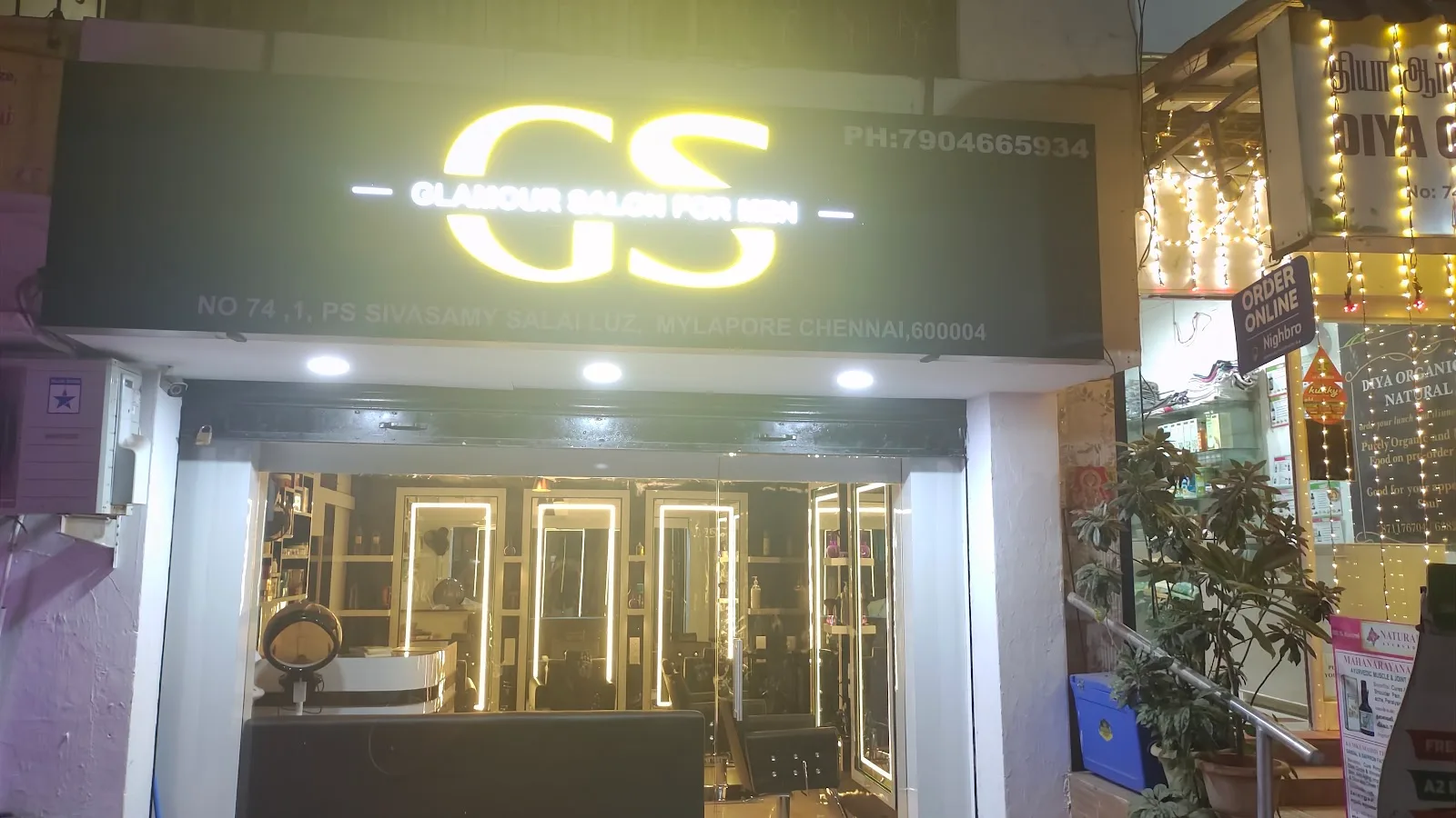 Glamour salon for men