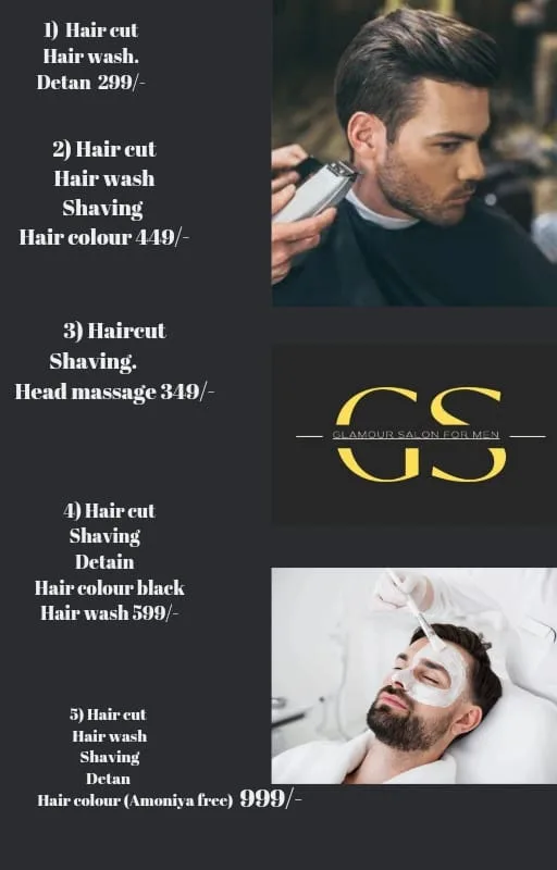 Glamour salon for men