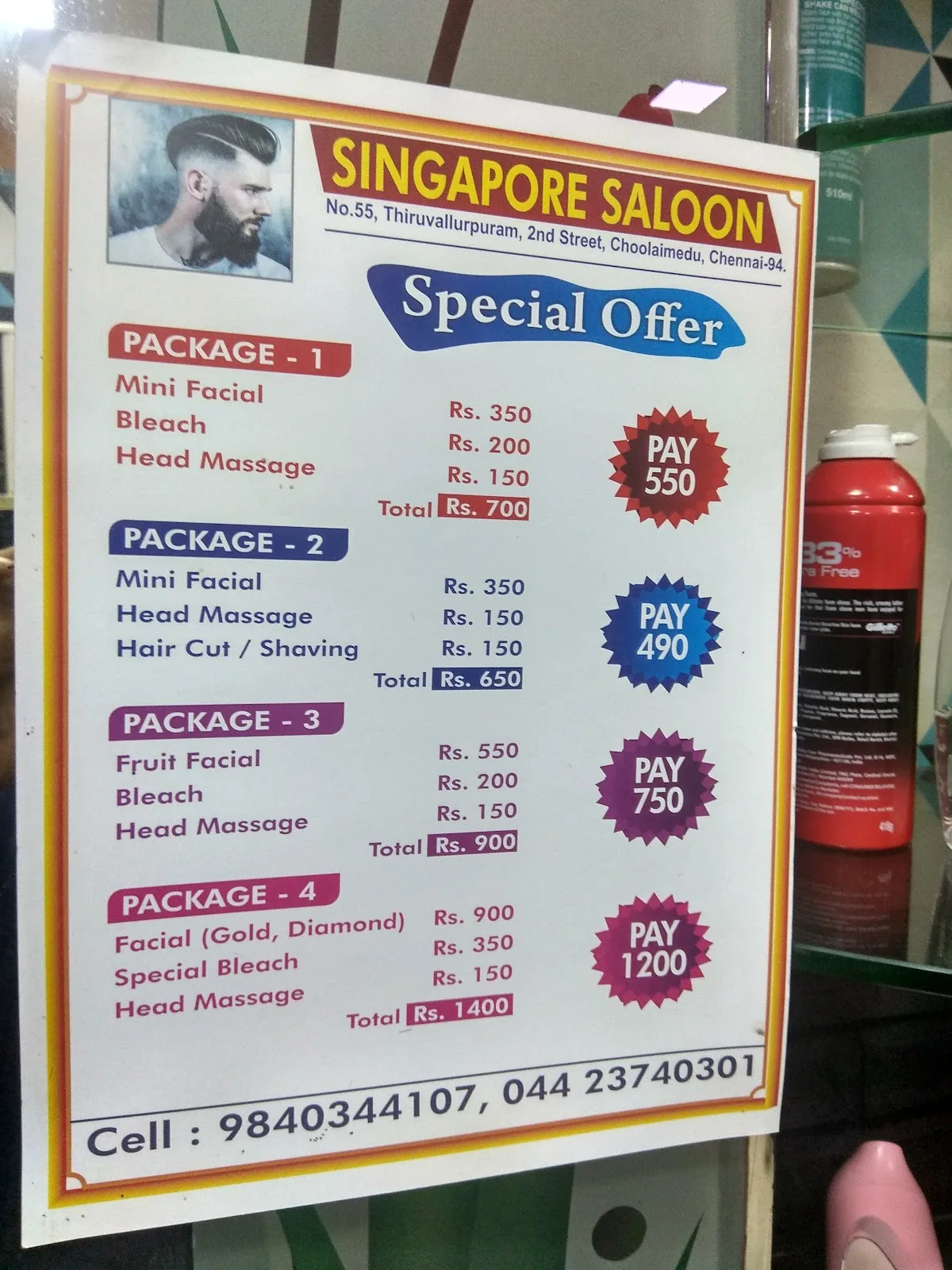 Singapore beauty parlour-beauty salon-beauty parlour-gents beauty parlour