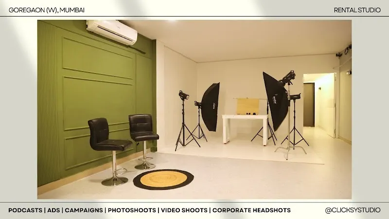 Clicksy Studio | Podcast Studio & Photography Studio in Mumbai on Rent | Rental Studio For Photoshoot & Video shoot