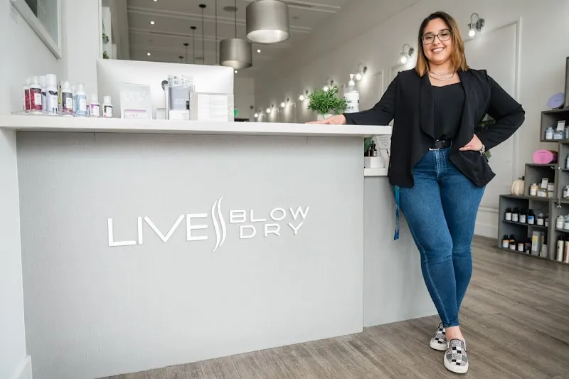 Live Blow Dry Hair Salon