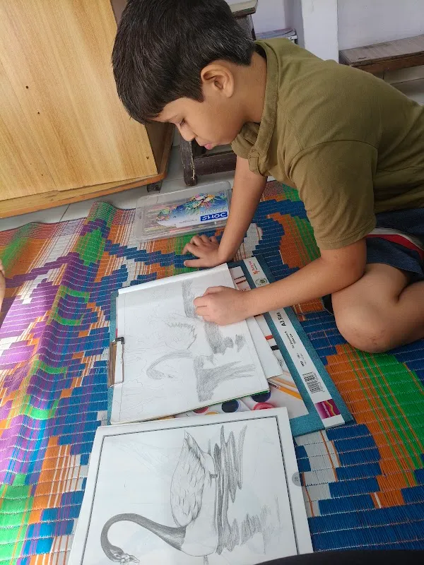The world of art Drawing class