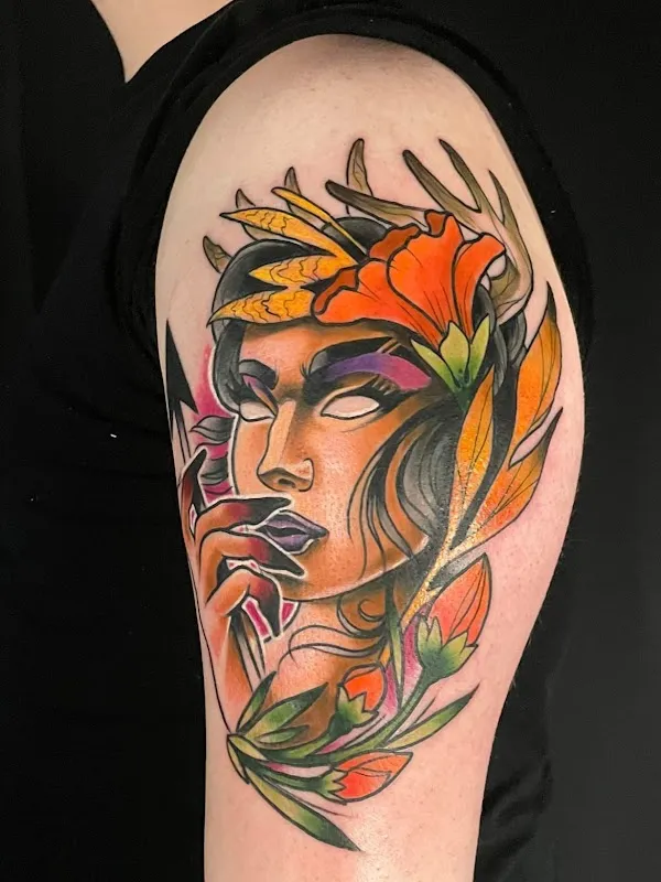 Space Mermaid Tattoo Gallery