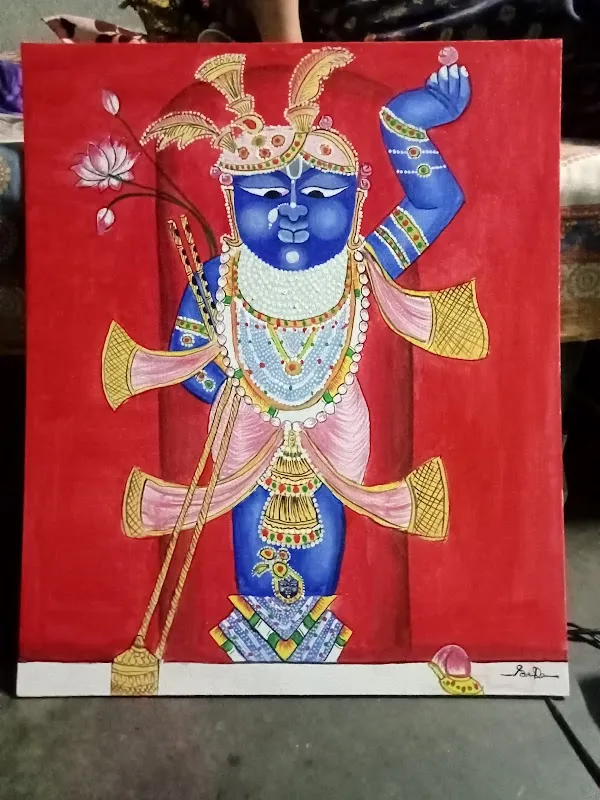 Artist shekhar das(sd wall painting)